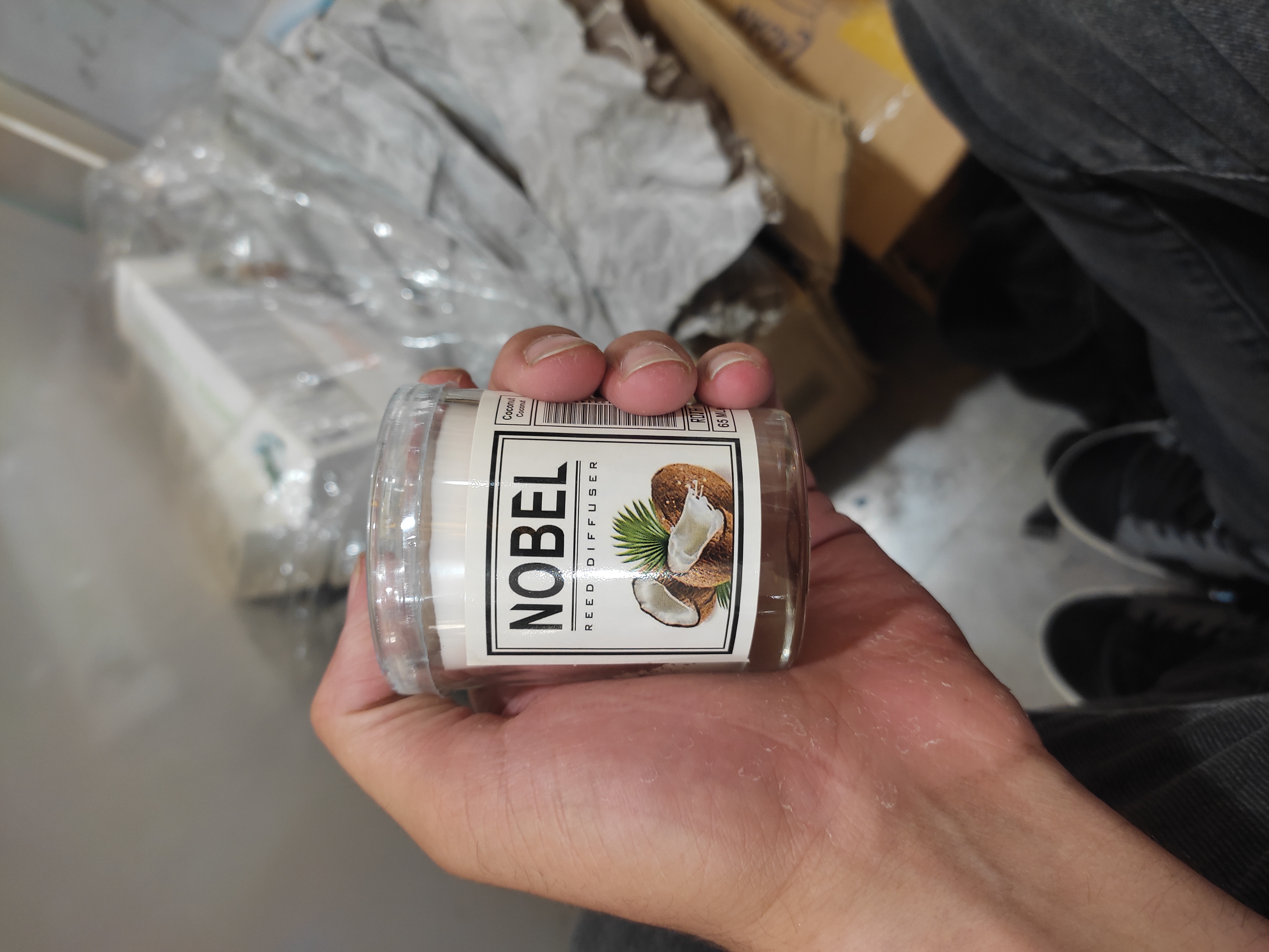 شمع معطر لیوانی نوبل رایحه نارگیل