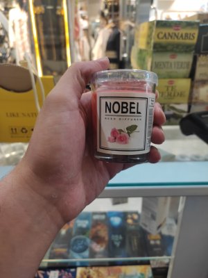 شمع معطر نوبل لیوانی رایحه گل رز