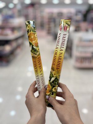 خرید محصول عود شرکتی شش ضلعی هم ( Hem ) رایحه وانیل پرتقال ( Vanilla Orange )