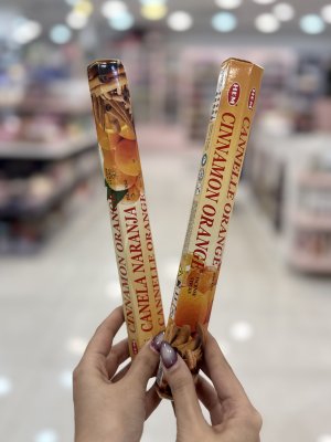 خرید محصول عود شرکتی شش‌ضلعی هم ( Hem ) رایحه دارچین و پرتقال ( Cinnamon Orange )