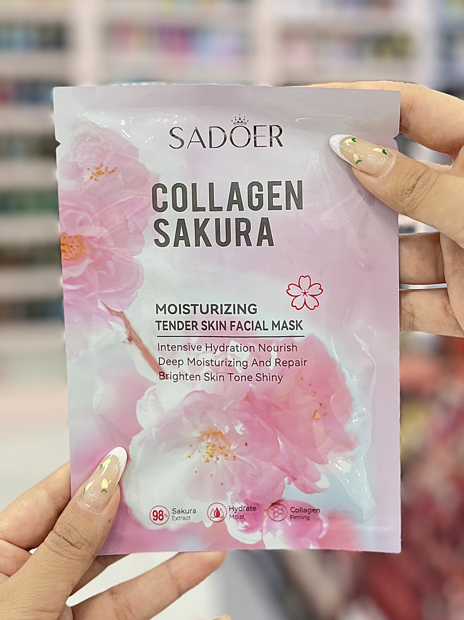ماسک صورت کلاژن ساکورا سادور (sadoer)