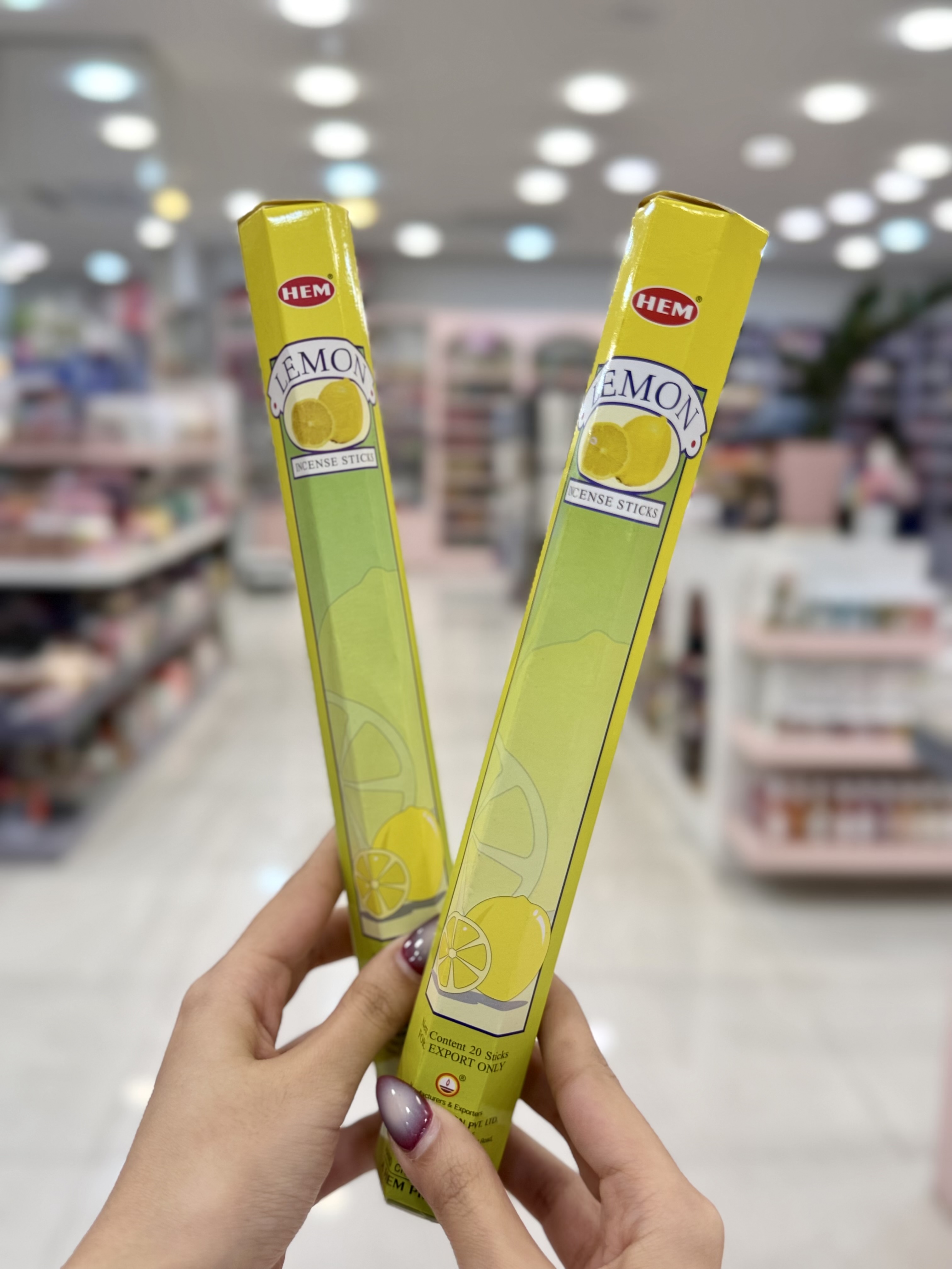 عود شرکتی شش ضلعی هم ( Hem ) رایحه لیمو ( Lemon )