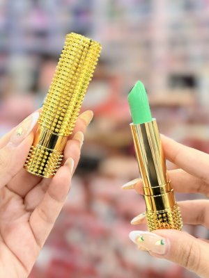 خرید محصول رژ لب حرارتی (رژ مکه ای) پوکه طلایی مجیک لیپ استیک