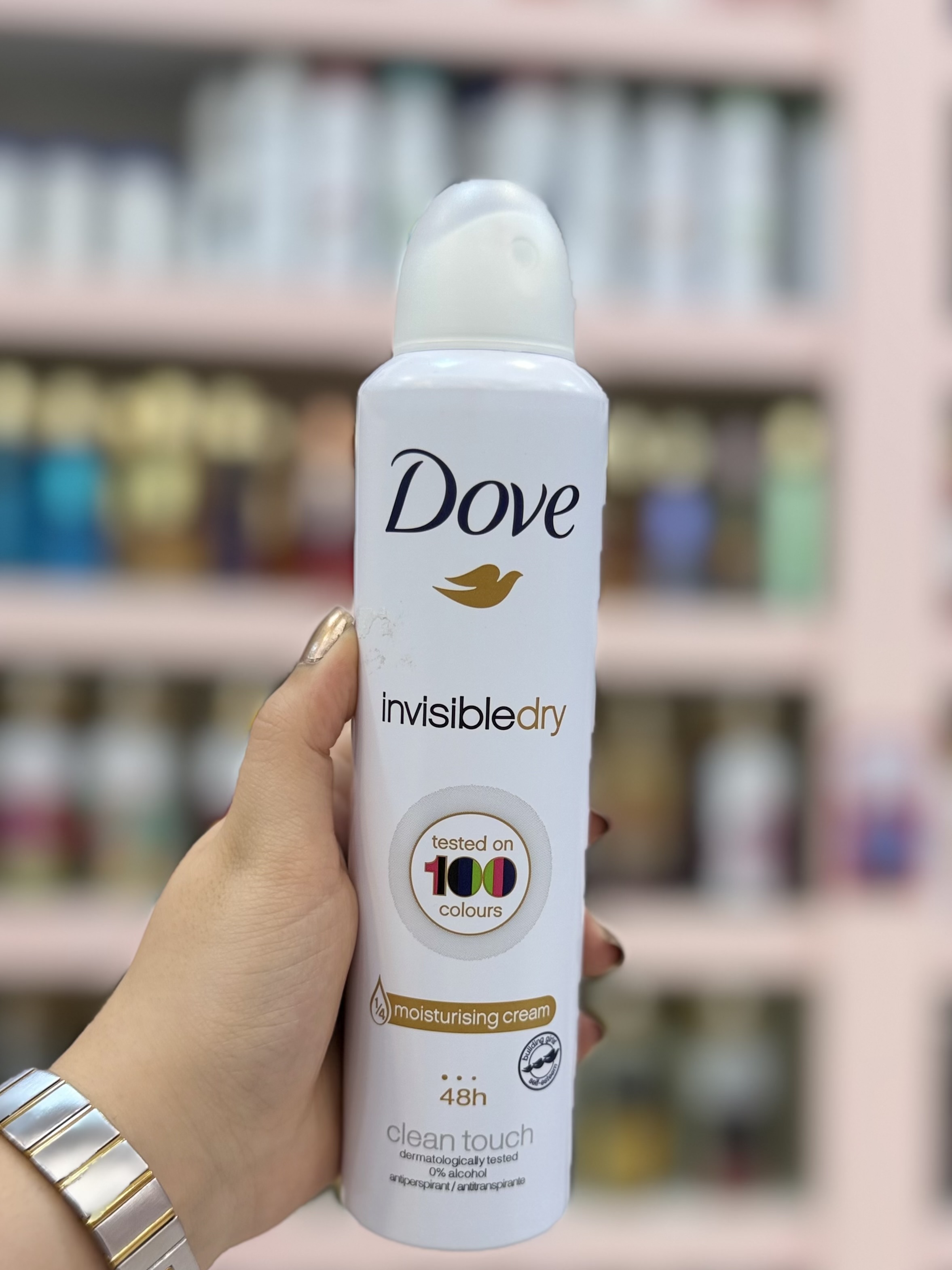 اسپری داو رایحه 100 invisible dry