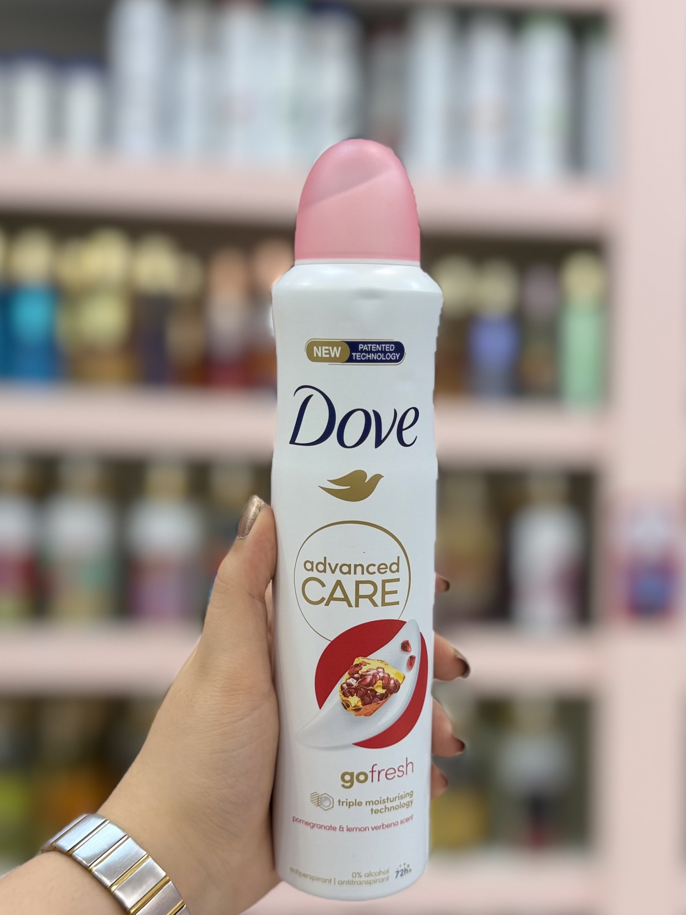 اسپری داو رایحه شیر انار  advanced care