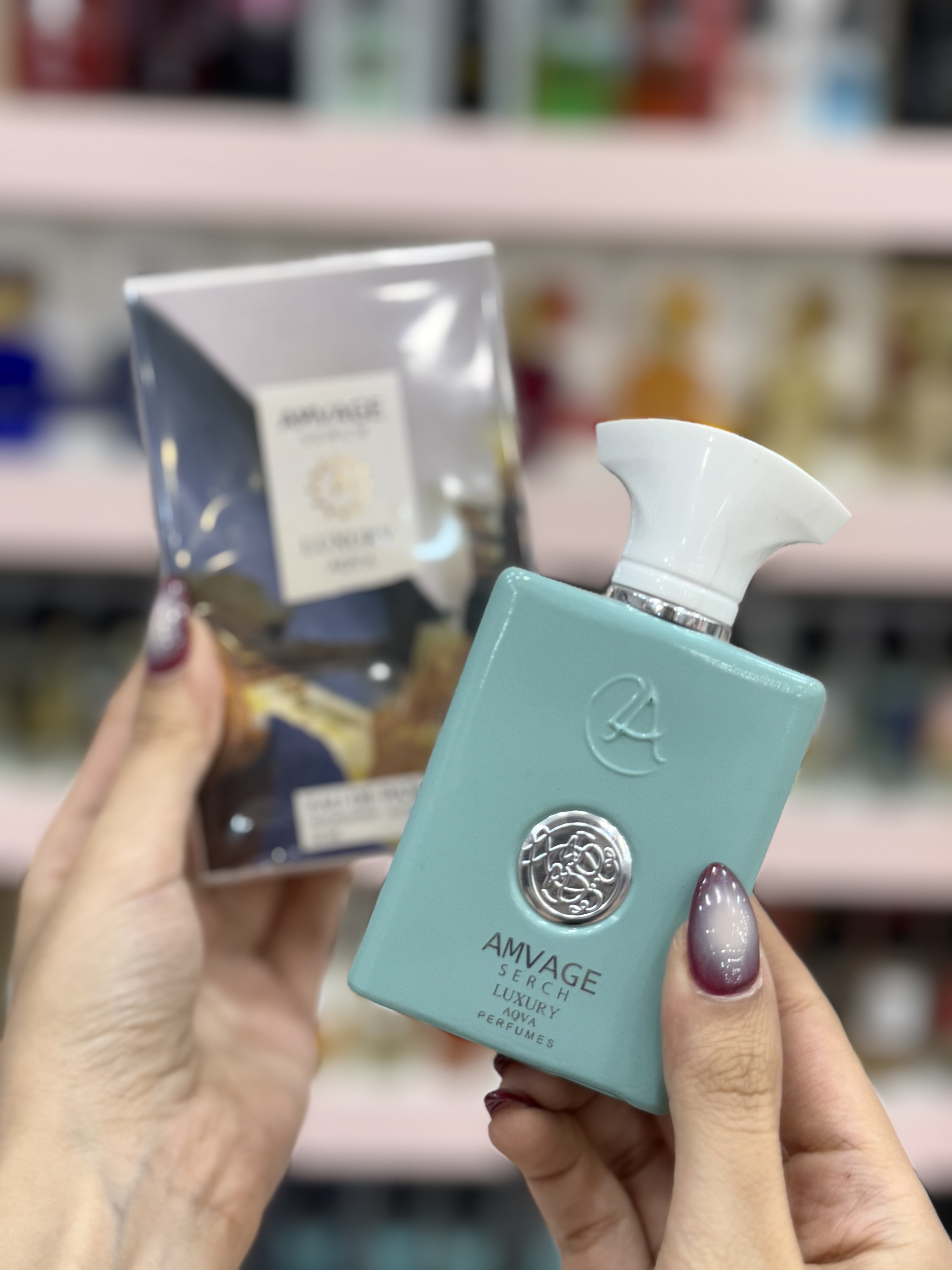 ادکلن لاکچری آکوا رایحه آمواج سرچ 50 میل