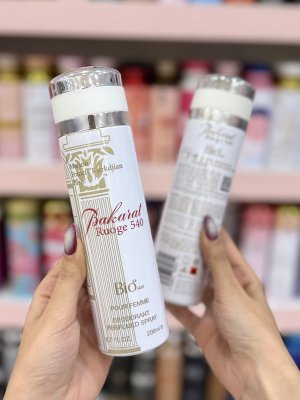 خرید محصول اسپری بیواستار رایحه باکارات رژ 540 (سفید)  200 میل
