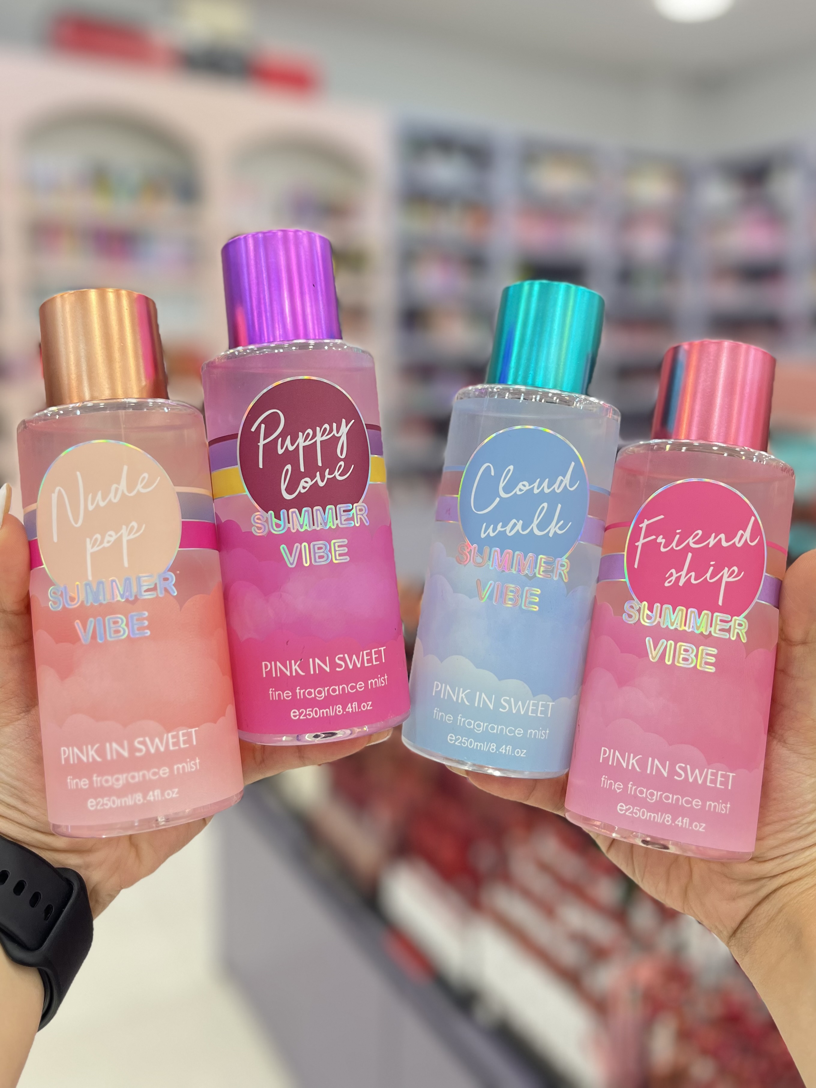 بادی اسپلش پینک این سوییت (pink in sweet ) مدل سامر وایب 250 میل
