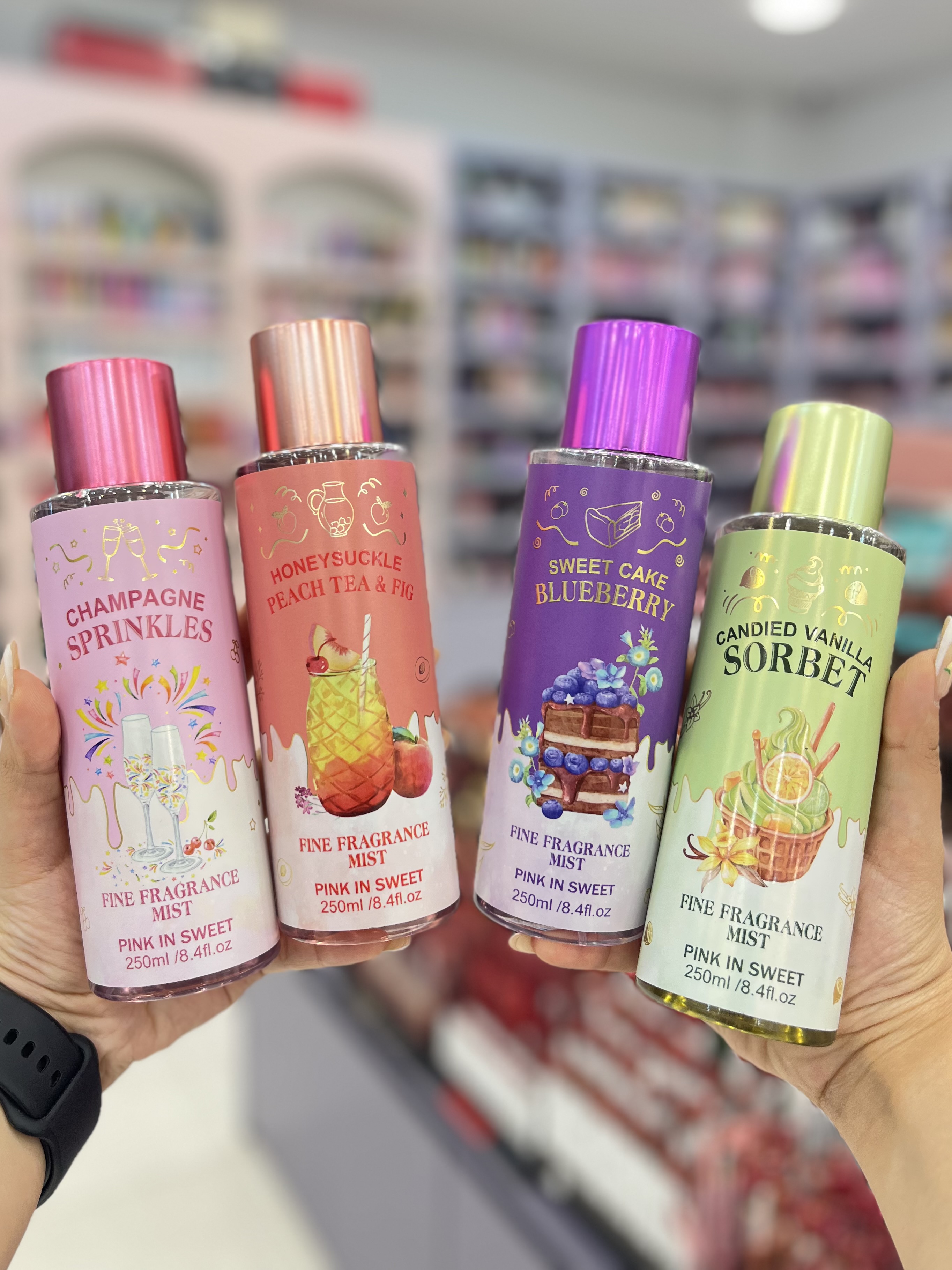 بادی اسپلش پینک این سوییت(pink in sweet) مدل (fine fragrance mist)250 میل