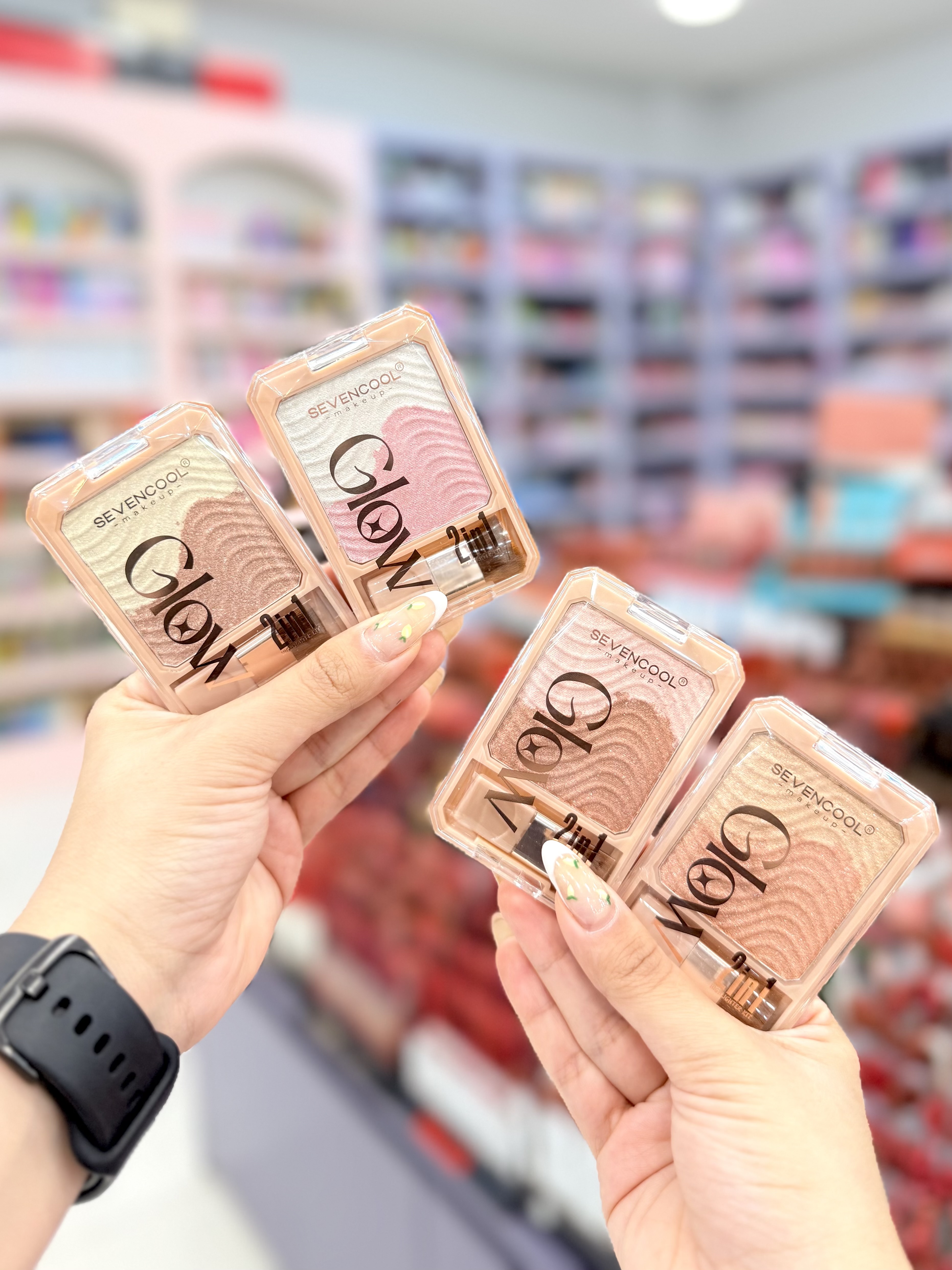 سایه چشم دو رنگ شاین دار سون کول sevencool