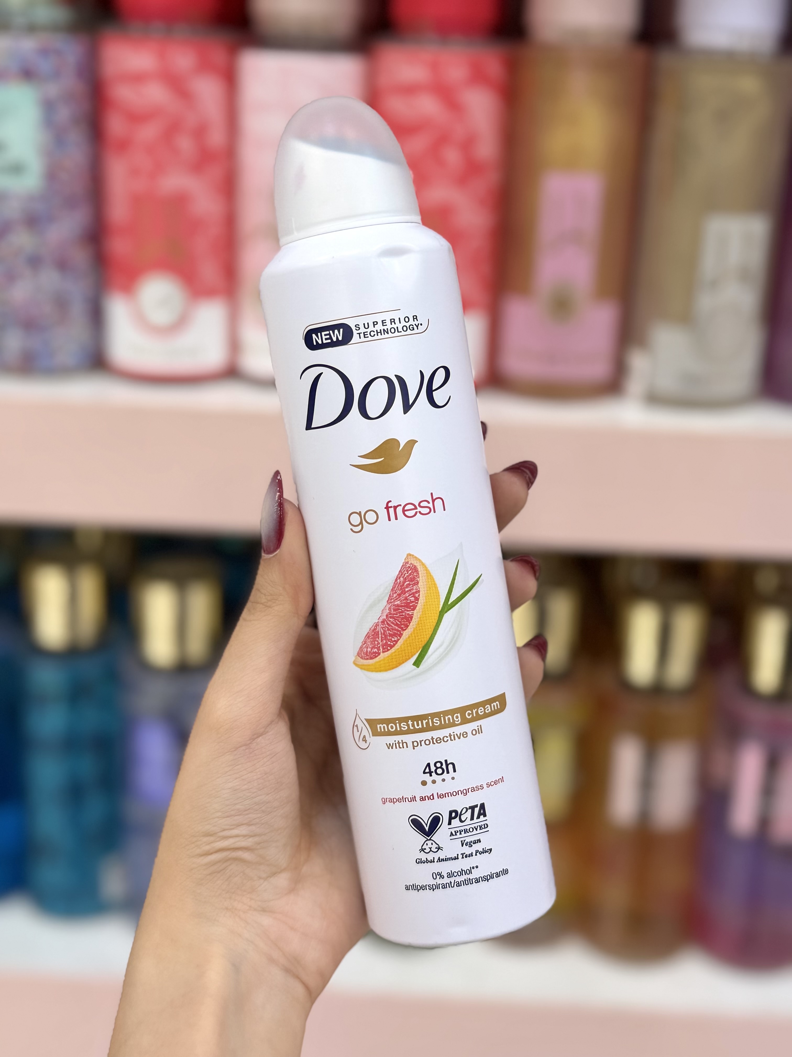 اسپری داو (Dove)رایحه گریپ فروت (سفارش هند)